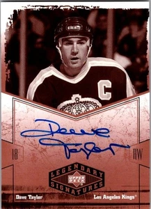 2004-05 Upper Deck Legendary Signatures - Automático Dave Taylor #DT (AU) - Imagen 1 de 2