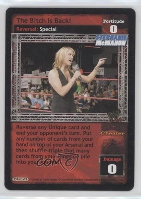 2006 WWE Raw Deal Trading Card Game Expansion 19: No Way Out The B!tch is Back! - Image 1 of 2