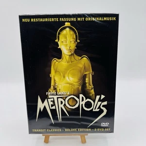 Fritz Lang's Metropolis Deluxe Edition 2 DVD Set (mit Originalmusik) - Neu Folie - Bild 1 von 3
