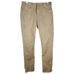 Levis 511 Jeans Mens 32x34 Khaki Tan Slim Fit Tapered Leg 5 Pocket Zip Fly Denim - Picture 1 of 9