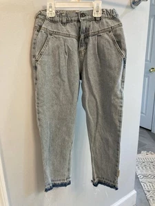 Piupiuchick – Mom Fit Trousers – Washed Blue sz 10y - Picture 1 of 4