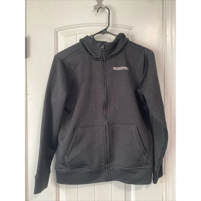 Толстовка с капюшоном для мальчиков Burton Oak средний размер черная на молнии двусторонняя с графическим принтом - Изображение 1 из 3