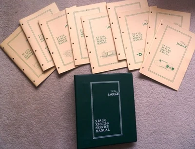 Jaguar XJS 3.6 y XJSC 3.6 Manual de Servicio - Completo Original de Fábrica Foto 1 de 4