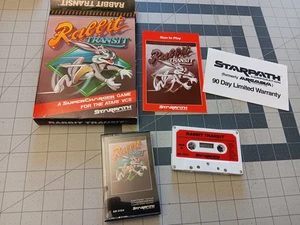 Rabbit Transit Atari 2600 Supercharger Cassette Video Game 1983 Starpath CIB - Picture 1 of 5