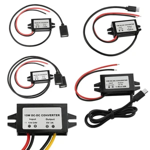 DC-DC 12V To 5V Converter Step Down Module USB Output Power Adapter - Picture 1 of 11