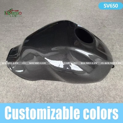 Fit For Suzuki SV650S SV1000S 2003-2012 Motorcycle Fuel Gas Petrol Tank Cover - Imagem 1 de 4