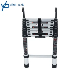 8.5/10.5/12.5/14.5 FT Telescoping Ladder With Hooks Extension Folding Ladders - Picture 1 of 20