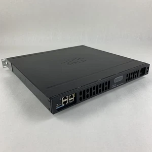 Router Cisco ISR4331/K9 probado restablecimiento con orejas de rack de licencia IPBaseK9 - Imagen 1 de 11