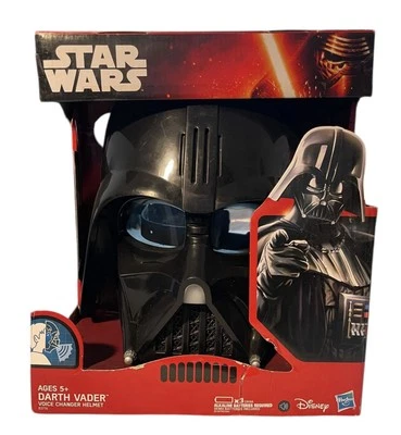 Star Wars Darth Vader Voice Changer Helmet Costume Mask Battery Operated Hasbro - Image 1 of 3