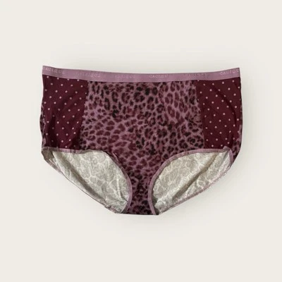 Panty Calzoncillo Completo Lane Bryant Algodón Cacique 26/28 Leopardo Animal Lunares Foto 1 de 2