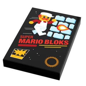 Copertina videogioco personalizzata Super Mario Bloks (piastrella 2x3) - Foto 1 di 1