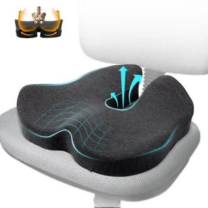 X Large Memory Foam Seat Cushion for Office Chair,for Back Support, Relief Sc... - Picture 1 of 9