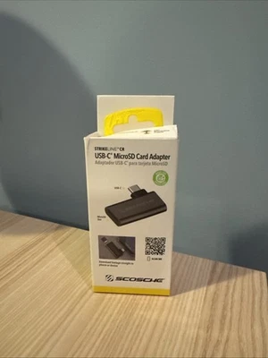 Scosche Strike line Cr USB-c Micros Card Adapter Brand New Open Box - Image 1 of 4