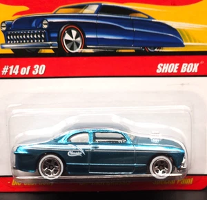 Hot Wheels Shoe Box Classics Car #14 of 30 Series 3 Aqua Blue Spectraflame - Picture 1 of 2