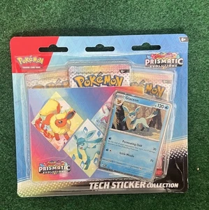 Pokemon Juego de Cartas Coleccionables Escarlata Violeta Evoluciones Prismáticas Tecnología Pegatina Colección Glaceon - Imagen 1 de 1
