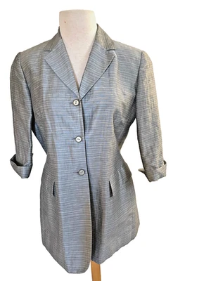 Blazer vintage de lino Rena Rowan Foto 1 de 4