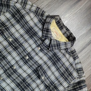 Eddie Bauer 3XL Sherpa Lined Wool Blend Flannel Shirt Jacket Plaid Winter - Picture 1 of 8