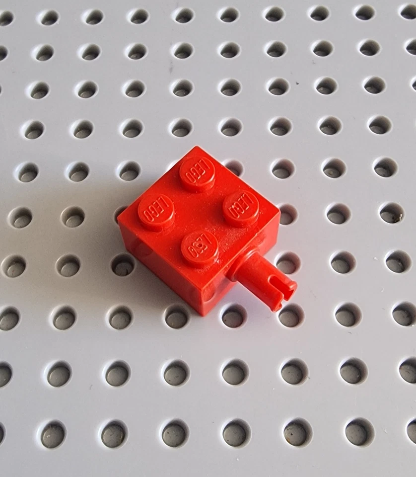 LEGO Achse Achsstein Pin 1 Stück Rot 2x2 Auto City Brick 4730 P4 - Bild 1 von 1