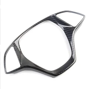 Long lasting Carbon Fiber Steering Wheel Trim Cover for Chevrolet C7 Black - Picture 1 of 9