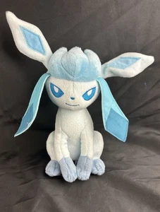 Tomy Pokemon Glaceon Sitting Eevee Ice Evolution 2017 8" peluche juguete de peluche - Imagen 1 de 6
