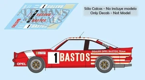 Decals Opel Manta 400 Rally Wallonie 1984  Rallye slot calcas Coulsoul - Bild 1 von 1