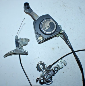 AMF Bike Shifter Shimano Positron III II Front Rear Derailleurs 1" Clamp ShipsUS - Picture 1 of 18