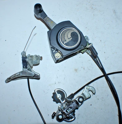 AMF Bike Shifter Shimano Positron III II Front Rear Derailleurs 1" Clamp ShipsUS - Image 1 of 4