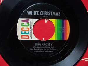 Bing Crosby...White Christmas / God Rest Ye Merry Gentlemen...45 RPM - Picture 1 of 4