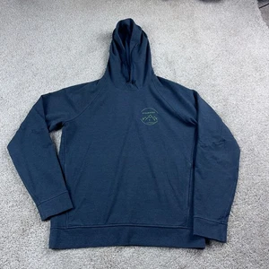 Lululemon Hoodie Mens Medium Blue City Sweat Training Athleisure Pullover Gym - Picture 1 of 8