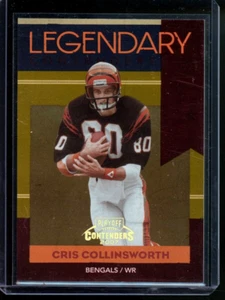2007 Playoff Contenders Legendary Gold Cris Collinsworth /250 Bengals KOSTENLOSER Versand - Bild 1 von 2