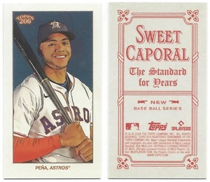 2024 Topps 206 Jeremy Pena Houston Astros Sweet Caporal Back /110 - Picture 1 of 4