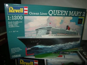 1:1200 Revell 05808 Ocean Liner Queen Mary 2 en embalaje original - Imagen 1 de 1