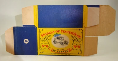 Matchbox Models of Yesteryear Y-8A Morris Bullnose leere originale Box - Bild 1 von 2