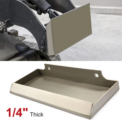 Placa de montaje 1/4" minicargadora Toro Dingo zanja bruja acero grueso velocímetro rápido Foto 1 de 4