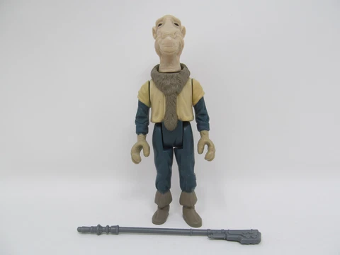 blemished Yak Face repro vintage-style Star Wars figure w/ weapon SLC Yakface Cover