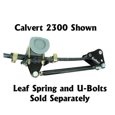 Calvert Racing 2200 CalTrac Leaf Spring Traction Bars - 1962-1967 Chevy II Nova Foto 1 de 2