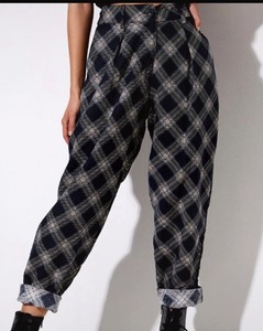 Motel Black Trousers for Women for sale 