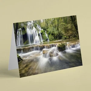 Close up of a waterfall birthday card suitable for husband wife friend family - Picture 1 of 1