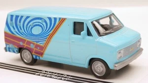 Chevrolet G-Series 1976 furgoneta azul (1971-1977 Chevy) escala 1/64 diecast - Imagen 1 de 2