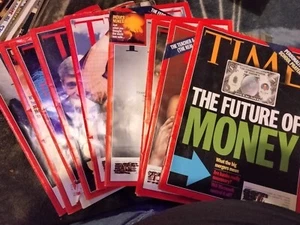 vintage time magazine lot of 9 multiple editions - Picture 1 of 10