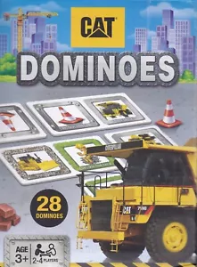 Dominos Game CAT Construction Trucks Educational Learning - New - Picture 1 of 4
