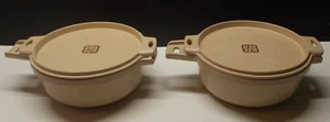 2 Vtg Littonware 2 Cup Microwave Bowl & Lid No. 39278 - Picture 1 of 7
