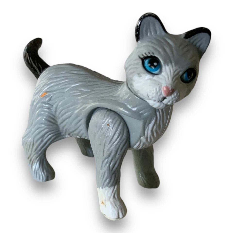 Vintage 2002 Barbie Playtime Pets Gray Cat Replacement Figure 56722 - Image 1 of 4
