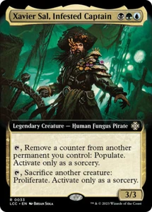Arte extendido del capitán infestado Xavier Sal Magic The Gathering - Las cavernas perdidas de Ixalan - Imagen 1 de 1