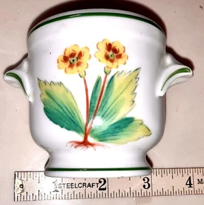 Peint Main Chamart Limoges France Porcelain Petite Pot Rare OLD Vintage c1974 - Picture 1 of 24