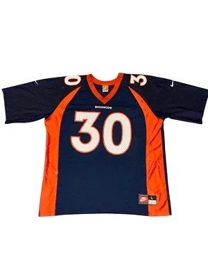 Camiseta de colección Terrell Davis Denver Broncos Nike Team NFL azul para hombre grande” Foto 1 de 4