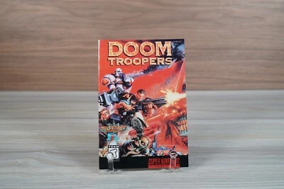 Doom Troopers - Super Nintendo Authentic Manual Only - MINT CONDITION! - Image 1 of 2