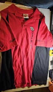 Nascar Dale Earnhardt Jr 8 Polo Vintage long-sleeved Shirt Large Budweiser race - Picture 1 of 5