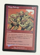 MTG MOGG SALVAGE (FOIL) Nemesis unplayed (OldManMTG 001-498)