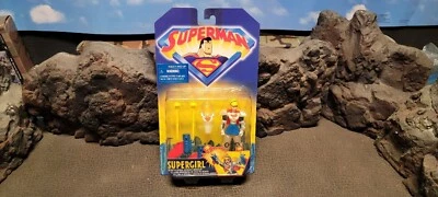 Очень редкая фигурка Kenner «Super Girl», совершенно новая, КАК НОВАЯ, В КОРОБКЕ!!! - Изображение 1 из 4
